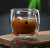 Wholesale Glass Water Cup Double Layer Glass Cup Transparent Tea Cup Milk Cup Coffee Cup Bear Cake Towel