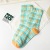 Socks INS New Socks  Women's Fresh Plaid Cotton Women's Female Middle Tube Socks  All-Match and Sweet Long Socks  College Trendy 