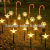 Solar Snowflake Plug-in Light Solar Christmas Tree XINGX Decorative Light Turning Lamp LED Garden Lawn Lamp