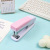 Macaron Two-Color Office Stapler Rubber Effortless Stapler No. 12 Easy Binding Household Book Stapler