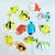 Factory Low Price Supply Plastic Simulation Fairy Fish Model Toy Set Children's Science and Education Cognition Sand Table Decoration