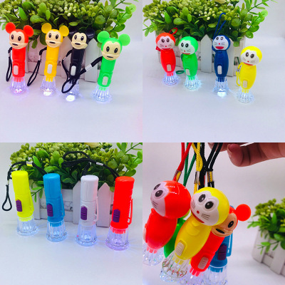 Floor Push Light-Emitting Toys New Year Small Gift Small Flashlight Lighting Lamp Convenient and Practical One Yuan Store Supply Wholesale