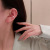 INS Style Minority Simple Pearl Ear Bone Clip Single Non-Pierced Earrings for Women New Small and Versatile Personalized Earrings