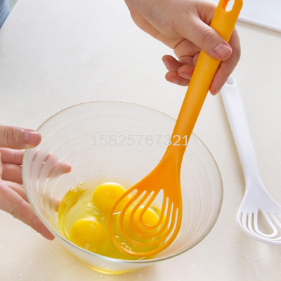 WEF Multi-Functional Egg Beater Manual Stirrer Household Egg-Whisk Egg Stick Baking Tool Mini
