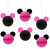 Minnie Birthday Party Decoration Minnie Minnie Hanging Flag Mickey Mouse Latte Art Mickey Honeycomb Ball Party Suit