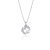 S925 Sterling Silver Lucky Garland Necklace for Women Korean Style Ins Style Light Luxury Minority Design High-Grade Clavicle Chain Silver Jewelry