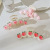 Cute Acrylic Peach Grip Ins Rose Shark Clip Summer Metal Butterfly Hair Claw Back Head Hairpin