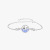 S925 Sterling Silver Whale Glass Bracelet Female Korean Ins Niche Design 2022 New Simple Bracelet