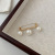 Pearl Bow Anti-Exposure Brooch Collar Decorative Pin Women's New Special-Interest Design Buttons in 2022