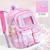 One Piece Dropshipping Fashion Student Schoolbag Burden Alleviation Backpack Backpack for Grade 1-6