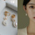 Mosquito Coil Ear Clip Women's Earless High-Grade Retro Earrings Women's Elegant Pearl Ear Clip Earless Light Luxury Earrings