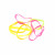 TPU Korean Style Disposable Bagged Rubber Band Bagged Colored Rubber Band Hair Band Accessories Wholesale 2 Yuan Shop Stall Supply