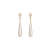 Elizabeth Vintage Earrings for Women Hong Kong Style Earrings French Style Temperament High-Grade Artistic Drop Pearl Ear Clip