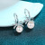 Xdy925 Sterling Silver Eardrops Women's Online Same Style Source Direct Supply Flawless Freshwater Pearl Moissanite Earrings