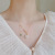 Weiyi Hetian Jade Beads Necklace Female Safety Buckle Pendant Clavicle Chain Jade Niche Design Ins Cold Wind Gift