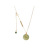 Weiyi Hetian Jade Beads Necklace Female Safety Buckle Pendant Clavicle Chain Jade Niche Design Ins Cold Wind Gift