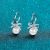 Xdy925 Sterling Silver Eardrops Women's Online Same Style Source Direct Supply Flawless Freshwater Pearl Moissanite Earrings