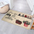 Linen Series Bathroom Door Absorbent Non-Slip Mat Doormat Carpet