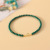 Natural Green Malachite Rough Stone Bracelet Women's Thin Single Ring Small Crystal Bracelet Cute Refreshing Bracelet Wholesale