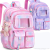 One Piece Dropshipping Fashion Student Schoolbag Burden Alleviation Backpack Backpack for Grade 1-6