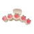 Cute Acrylic Peach Grip Ins Rose Shark Clip Summer Metal Butterfly Hair Claw Back Head Hairpin