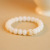 Charcoal Cat's Paw Cat Bodhi Root Bracelet Female Natural White Jade Bodhi Seed Pliable Temperament Crafts Handheld Bodhi Bracelet