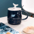 New Cartoon Whale Ceramic Cup Cute Mug Cup with Spoon Lid