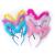 Halloween Lengthened Gold Silk Feather Headwear Luminous Plush Rabbit Ears Hair Hoop Night Market Children's Toys Stall Supply