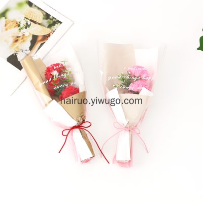 2022 New Mother's Day Gift 3 Carnation Bouquet to Give Mom Elders Cross-Border Wholesale