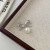 Pearl Bow Anti-Exposure Brooch Collar Decorative Pin Women's New Special-Interest Design Buttons in 2022