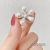 Fashion Pearl High Ponytail Grip Trumpet Bangs Hair Claw Metal Side Clip Updo Shark Clip Elegant Hair Accessories