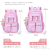 One Piece Dropshipping Fashion Student Schoolbag Burden Alleviation Backpack Backpack for Grade 1-6