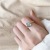 Crystal Ring Women's New Strawberry Quartz Gray Moonlight Freshwater Pearl Ring Niche Ins Pixiu Ring Wholesale