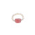 Crystal Ring Women's New Strawberry Quartz Gray Moonlight Freshwater Pearl Ring Niche Ins Pixiu Ring Wholesale