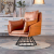 Light Luxury  Leather Leisure Chair Nordic Simple Modern Faux Leather Living Room Swivel Chair Single Seat Chair Sofa
