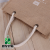 Universal Gift Shopping Sack Hand-Painted Retro DIY Gunnysack Thick Linen Handbag Printable Logo