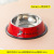 Stainless Steel Colorful Pet Basin Printing Dog Basin Dog Bowl Cat Basin Non-Slip Bowl Pet Tableware Can Be Customized