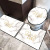 3D Printing Diamondmax Velvet Absorbent Non-Slip Floor Mat Door Mat Toilet Bathroom Three-Piece Carpet