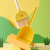 Yellow Duck Cartoon Mini Dustpan Broom Sweep Children Broom Combo Sweep Hair Dust Sweeping Desktop Brush Cleaning Gadget