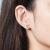 Dish Love Flower Moonstone Stud Earrings Women's Sterling Silver Earrings Small Exquisite High Sense Niche Design Earrings 2022 New
