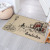 Linen Series Bathroom Door Absorbent Non-Slip Mat Doormat Carpet