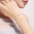 S925 Sterling Silver Lucky Bracelet Female Summer Bracelet Niche Design Light Luxury Bracelet New Accessories