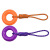 Cross-Border New Pet Toy Nylon Rope Pull Ring Sound Grinding Elastic Bite-Resistant Interactive Training Dog Toy Manufacturer