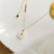 Weiyi Hetian Jade Beads Necklace Female Safety Buckle Pendant Clavicle Chain Jade Niche Design Ins Cold Wind Gift
