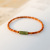 [Zen Wu] Olive Nut Bracelet Women's Fine Shoushan Stone Bracelet Literary Elegance Fresh Olive Jade Bracelet