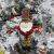 Christmas Decorations Old Man Snowman Elk Christmas Gift Small Pendant Plush Doll Christmas Tree Pendant Supplies