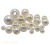 Bag Bracelet Imitation Pearl Plastic Large Hole Beads Beige/Highlight Oil Injection Plastic Beads Clothing Accessories