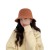 Autumn and Winter New Angora Wool Warm Hat Girls' Wool Hat Fashion All-Match Winter Plush Bucket Hat Wholesale