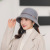 Wholesale Autumn and Winter New Warm Hat Girls' Wool Hat Fashionable All-Match Trendy Plush Bucket Hat Factory Direct Sales