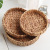 New Water Hyacinth Straw Woven Storage Basket Household Desk Tray Snack Bread Storage Basket Toy Storage Box Wholesale